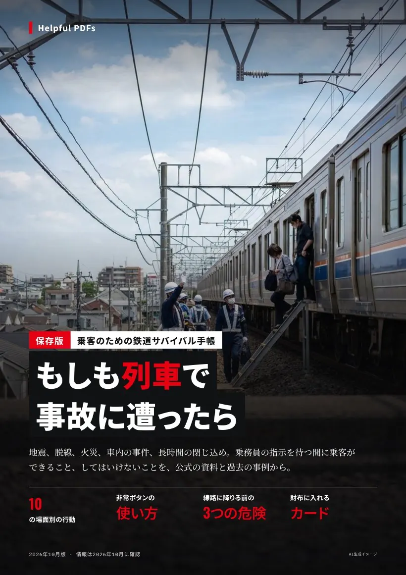 もしも列車で事故に遭ったら 表紙
