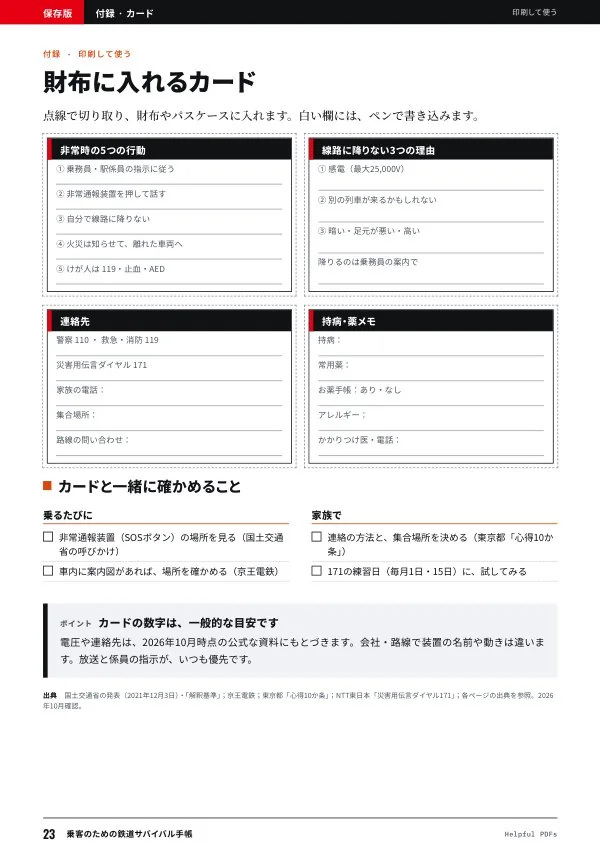 見本:列車事故サバイバル手帳 p.23